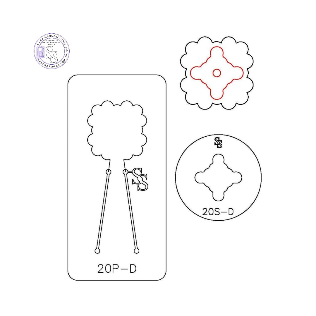 S&P DUOS: 1 SILHOUETTE DIE & 1 PANCAKE DIE