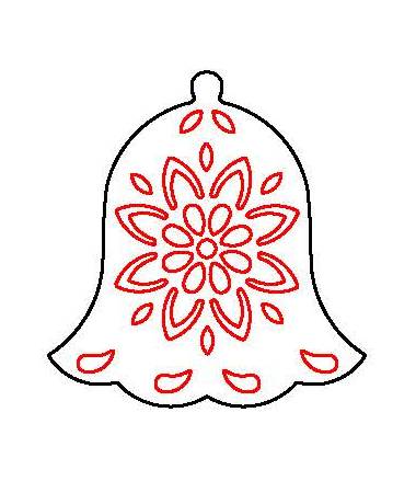 IMPRESSION PLATE IP40B BELL XMAS38B DESIGN