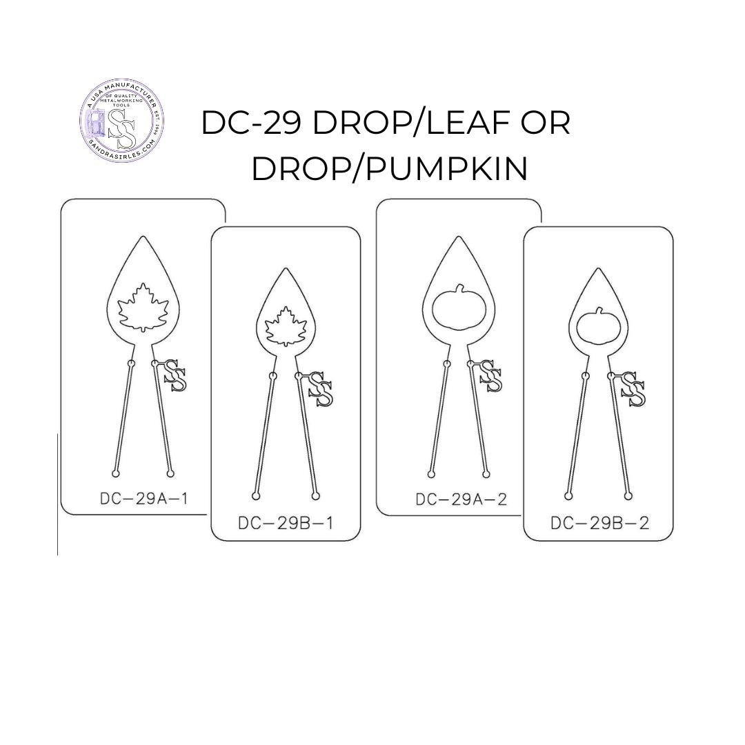 PANCAKE DIE DC-29 DROP/LEAF OR DROP/PUMPKIN