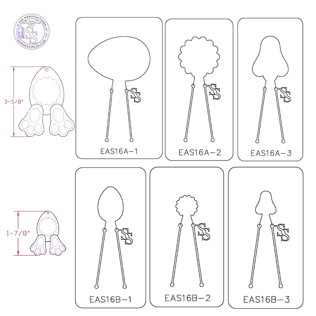 PANCAKE DIE EAS16 BUNNY LAYERS