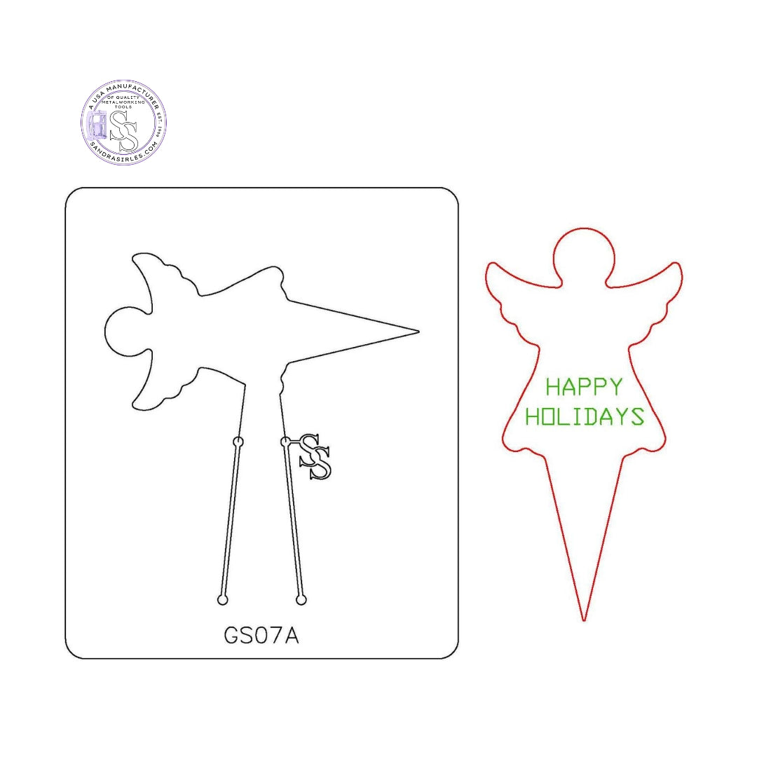 PANCAKE DIE GS07 GARDEN STAKE ANGEL