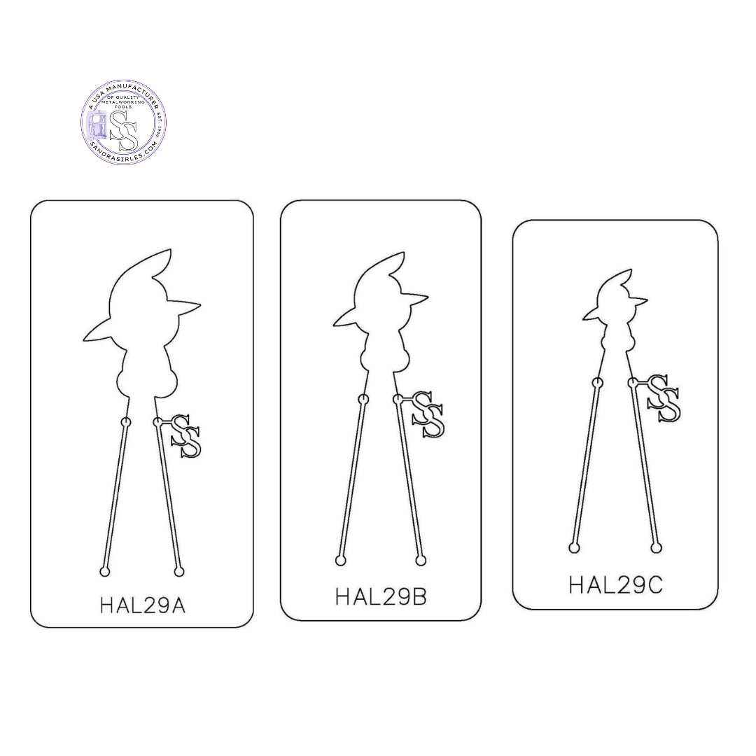 PANCAKE DIE HAL29 CAT WITCH HAT