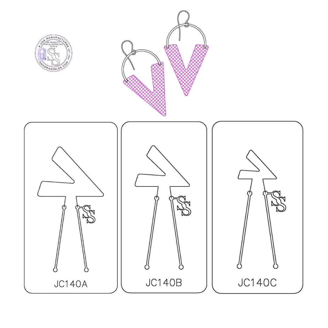 PANCAKE DIE JC140 EARRING COMPONENT