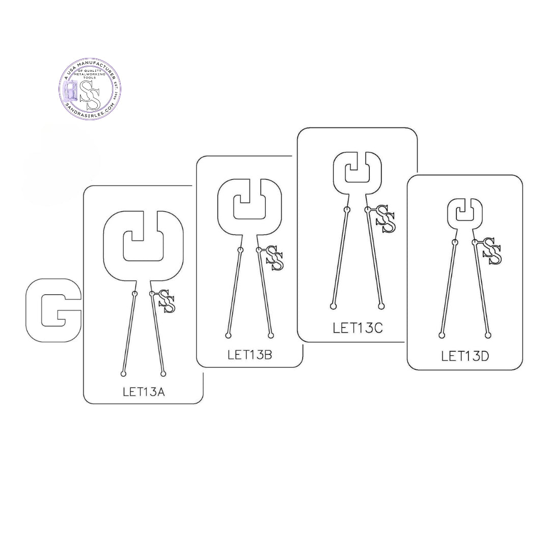 PANCAKE DIE LET13 UPPER CASE LETTER G