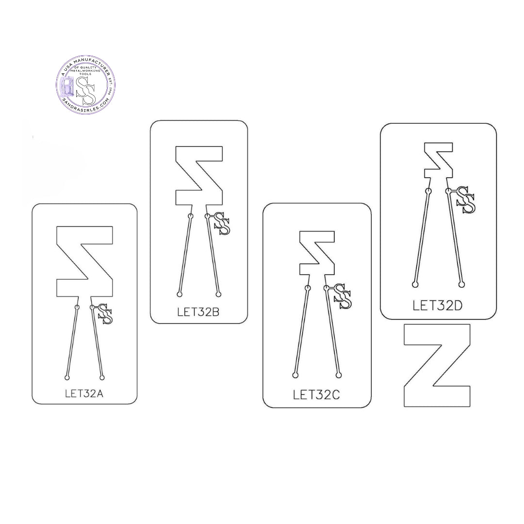 PANCAKE DIE LET32 UPPER CASE LETTER Z