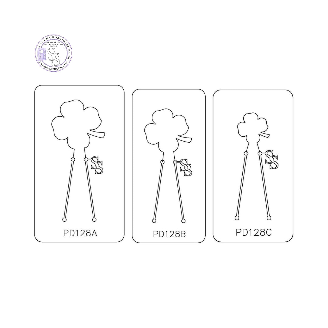PANCAKE DIE PD128 4 LEAF CLOVER