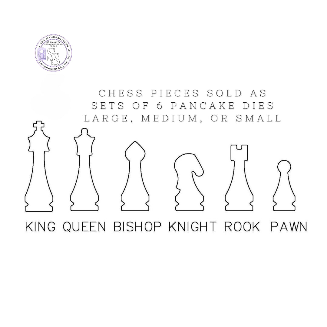 PANCAKE DIE PD236 CHESS PIECES
