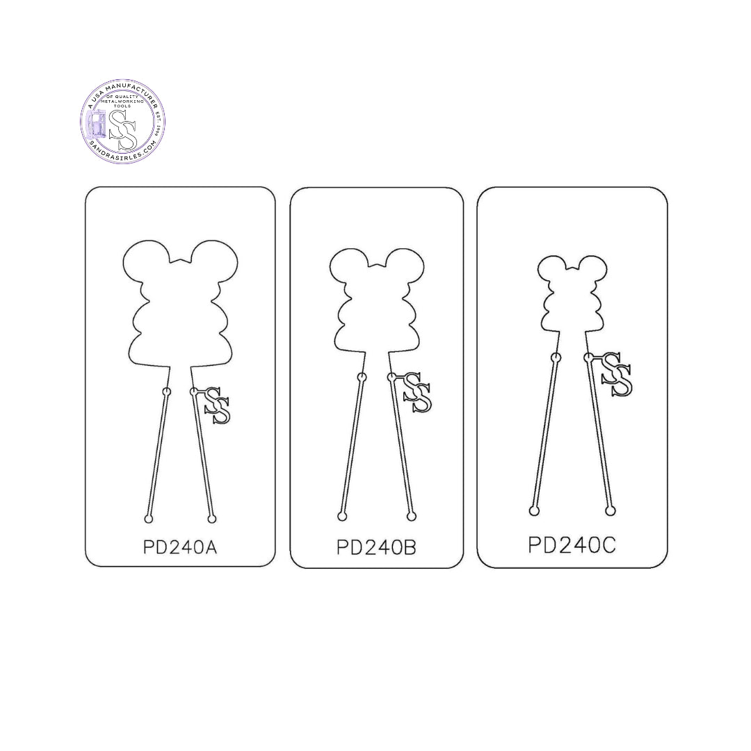 PANCAKE DIE PD240 CUTE MOUSE