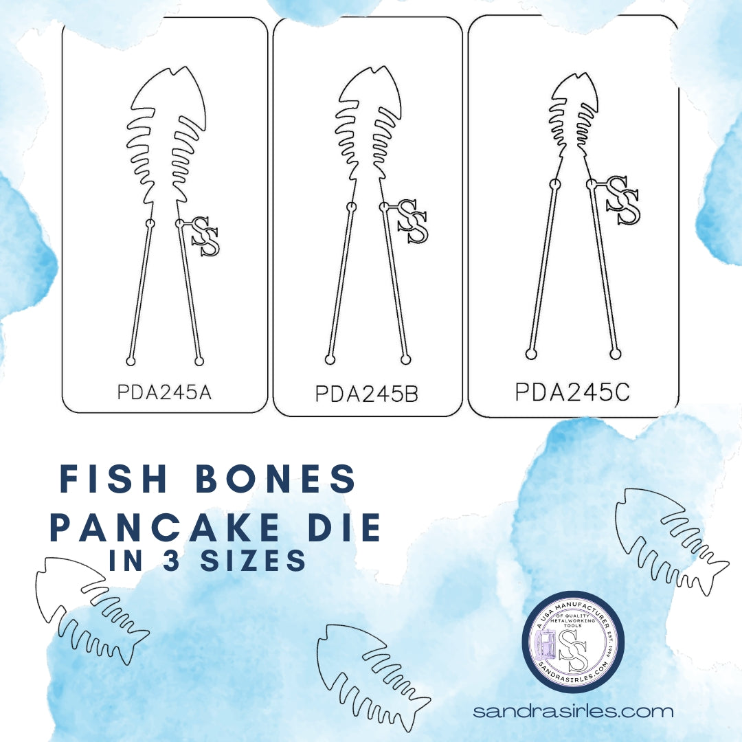 PANCAKE DIE PDA245 FISH BONES