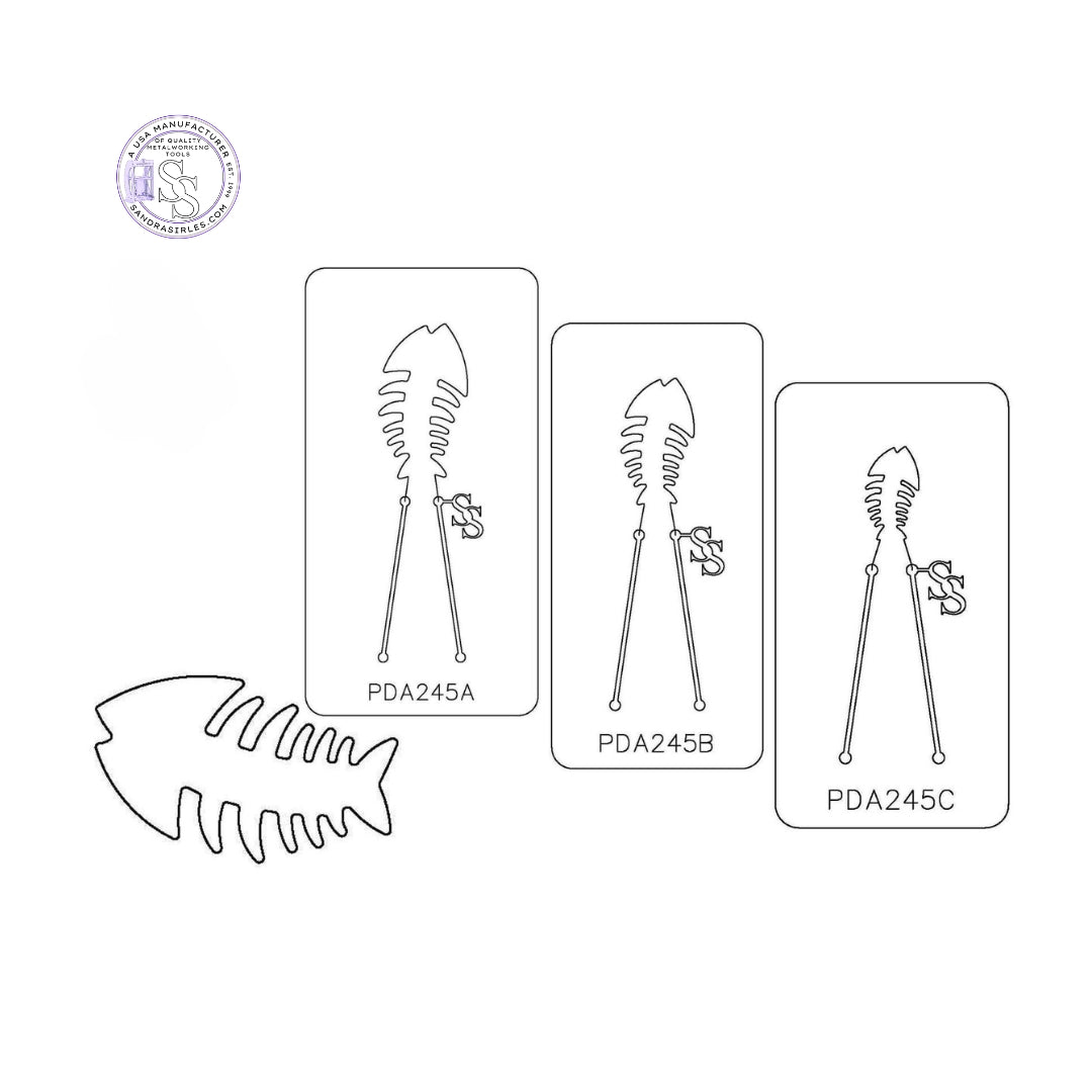 PANCAKE DIE PDA245 FISH BONES