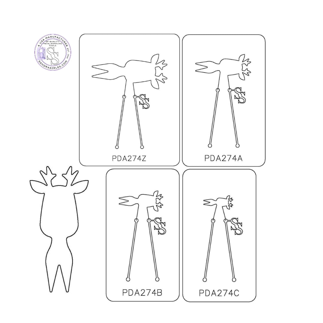 PANCAKE DIE PDA274 CUTE DEER