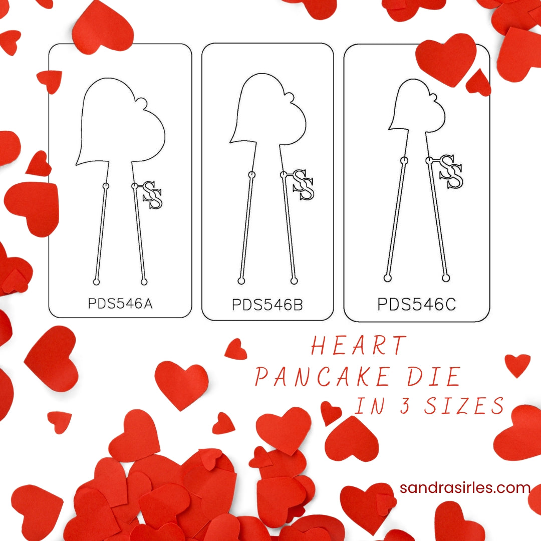 PANCAKE DIE PDS546 SHAPE 46 HEART