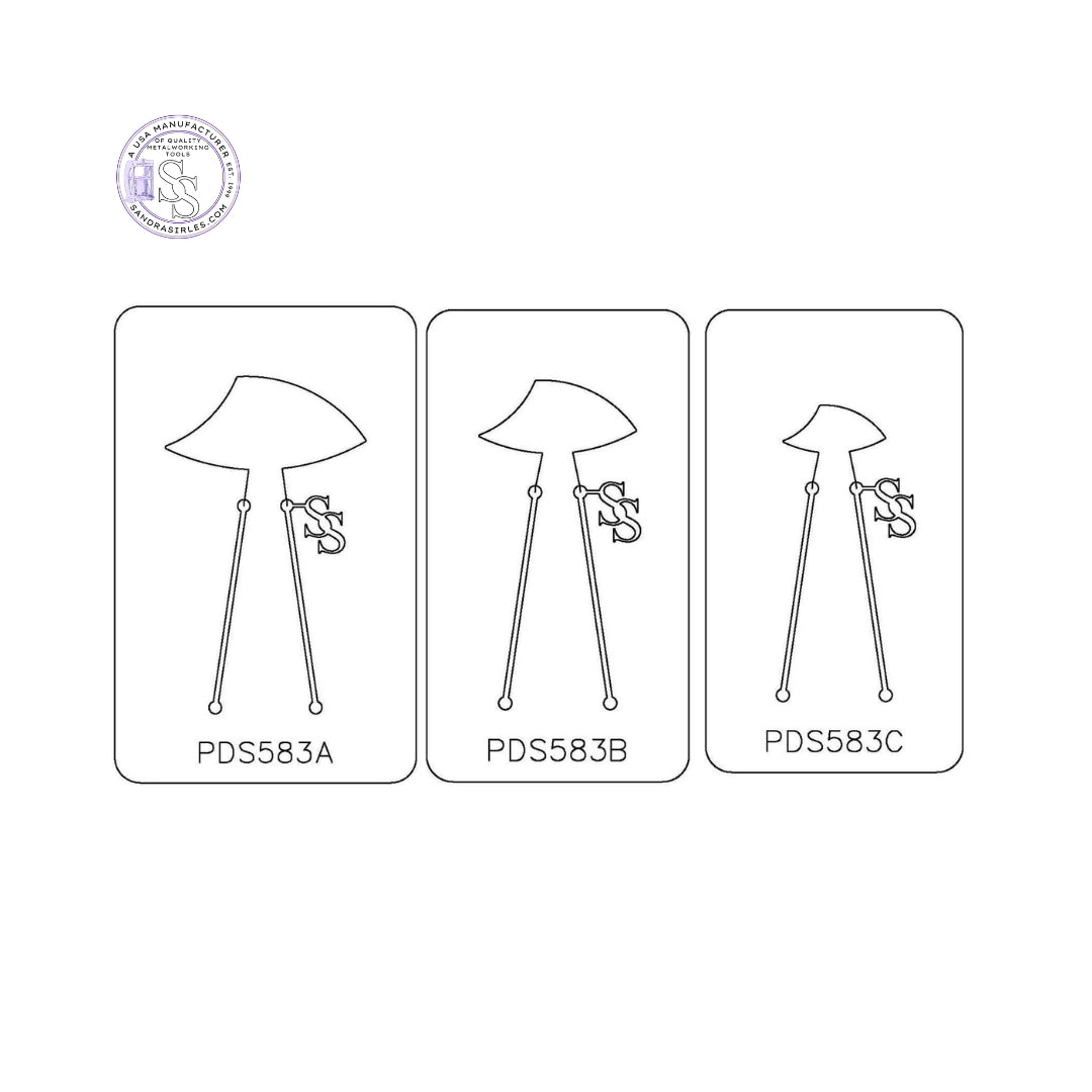 PANCAKE DIE PDS583 SHAPE 83 SHIELD