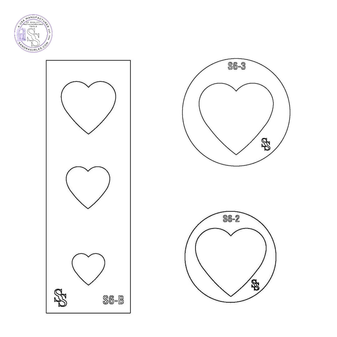 SILHOUETTE DIE S6 HEART 2