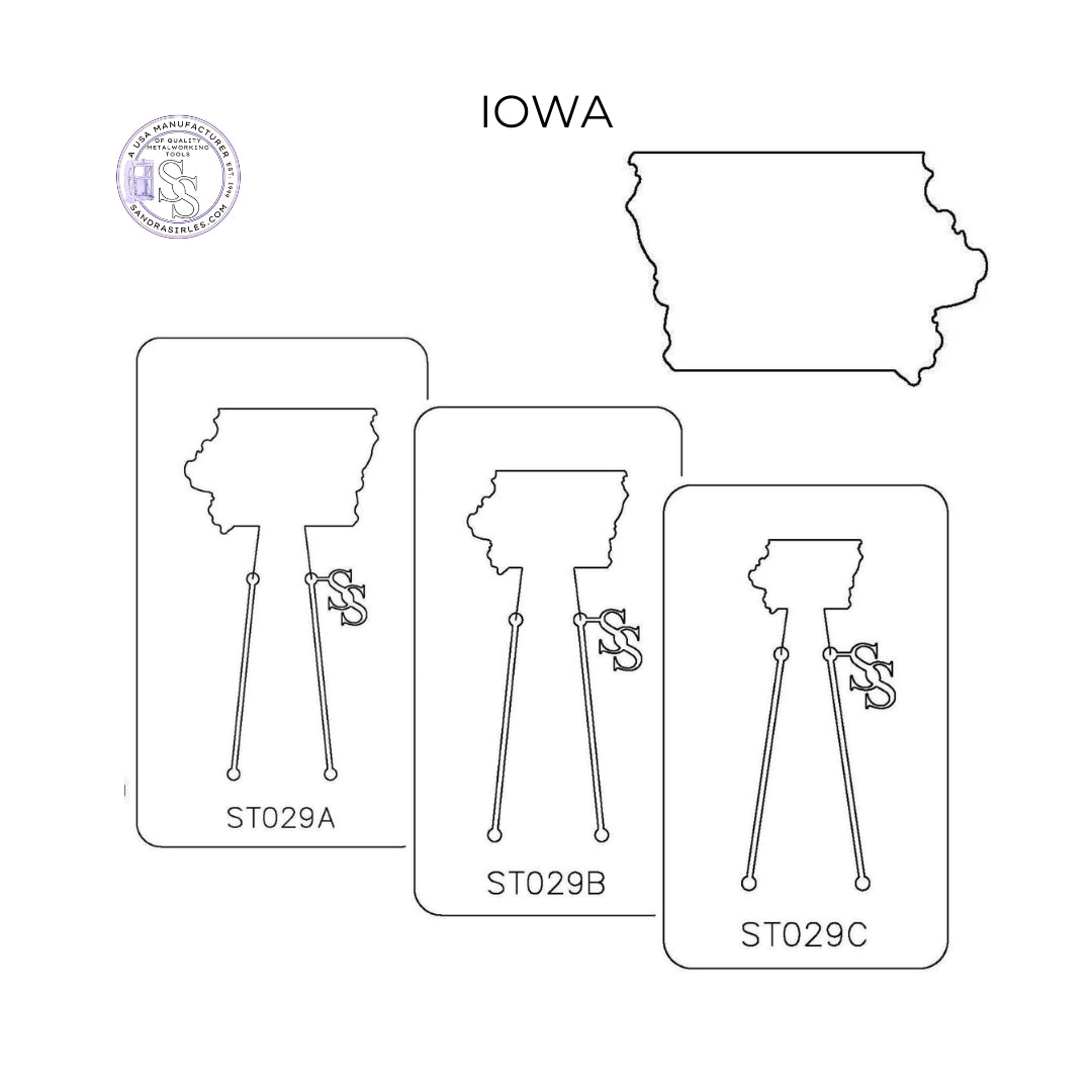 PANCAKE DIE ST029 STATE IOWA