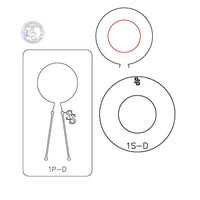 S&P DUOS: SILHOUETTE & PANCAKE DIE DUO:  1S-D, 1P-D Round