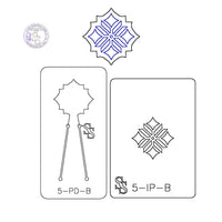 IMPRESSION PLATE & PANCAKE DIE COMBO 5- DESIGN/DESIGN