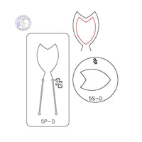 S&P DUOS: SILHOUETTE & PANCAKE DIE DUO: 5S-D, 5P-D DESIGN 1