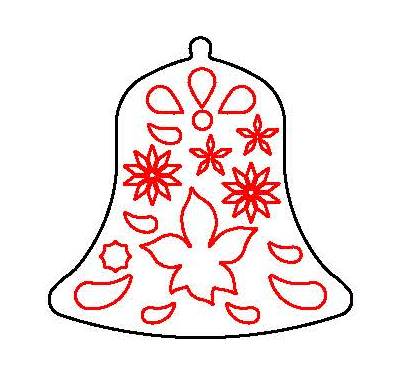 PANCAKE DIE XMAS38 SCALLOP BELL