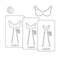 PANCAKE DIE CL007 SWIMSUIT TOP / BRA