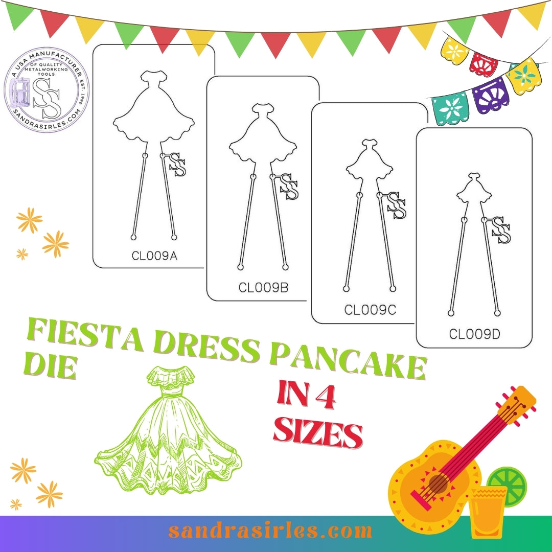 PANCAKE DIE CL009 FIESTA DRESS