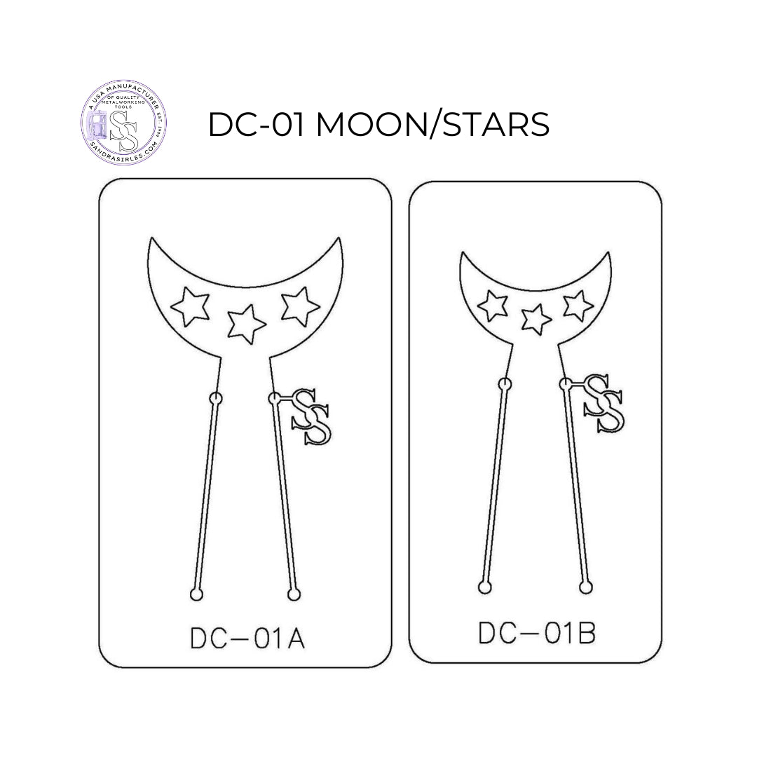 PANCAKE DIE DC-01  MOON/STARS
