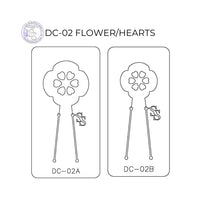 PANCAKE DIE  DC-02 FLOWER/HEARTS