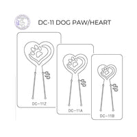 PANCAKE DIE DC-11 DOG PAW/HEART