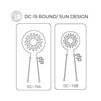 PANCAKE DIE DC-15 ROUND/ SUN DESIGN