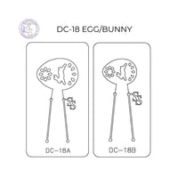 PANCAKE DIE DC-18 EGG/BUNNY