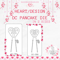PANCAKE DIE DC-26 HEART/DESIGN