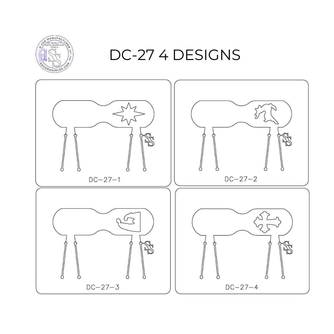PANCAKE DIE DC-27 4 DESIGNS