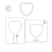 S&P DUOS: LG TRINKET DISH FORMING DIE DUOS: FDD-5S, FDD-5P SCALLOP HEART