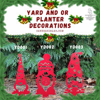 YARD OR PLANTER DECORATION ACCENTS