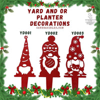 YARD OR PLANTER DECORATION ACCENTS
