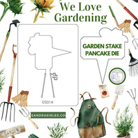 PANCAKE DIE GS01 GARDEN STAKE COWBOY HAT