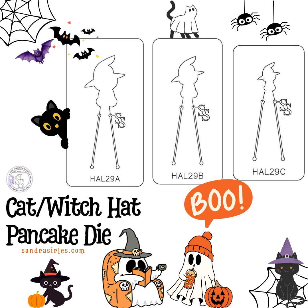 PANCAKE DIE HAL29 CAT WITCH HAT