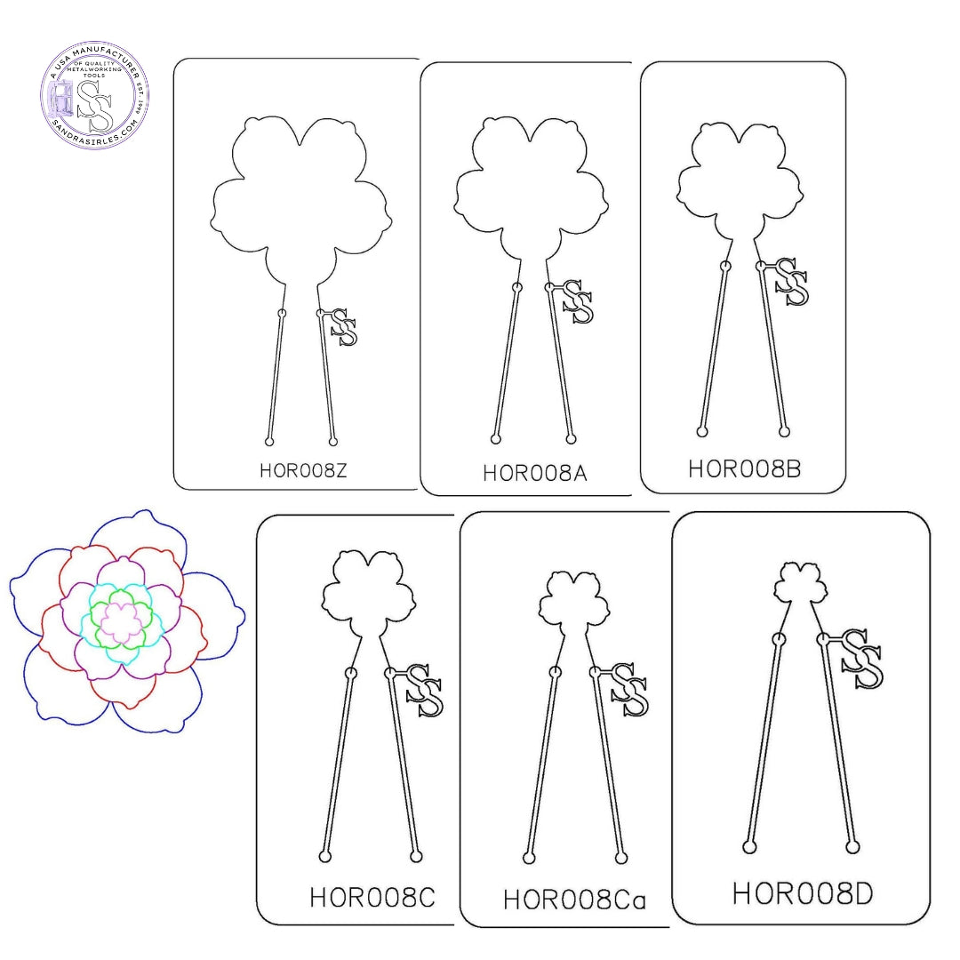 PANCAKE DIE HOR008 FLOWER