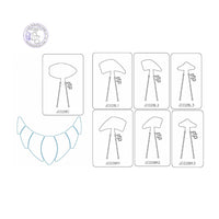 PANCAKE DIE JC028 7 PIECE NECKLACE