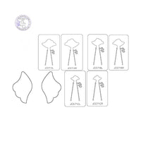 PANCAKE DIE JC071 EARRING COMPONENT LEFT OR RIGHT