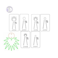 PANCAKE DIE JC107 2 PIECE EARRING BOTTOM OR TOP