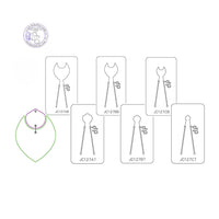 PANCAKE DIE JC127 2 PIECE JEWELRY COMPONENTS