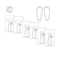 PANCAKE DIE JC134 EARRING COMPONENT LEFT OR RIGHT
