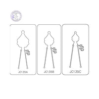 PANCAKE DIE JC135 EARRING COMPONENT / PENDANT