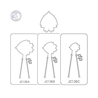 PANCAKE DIE JC136 EARRING COMPONENT / PENDANT