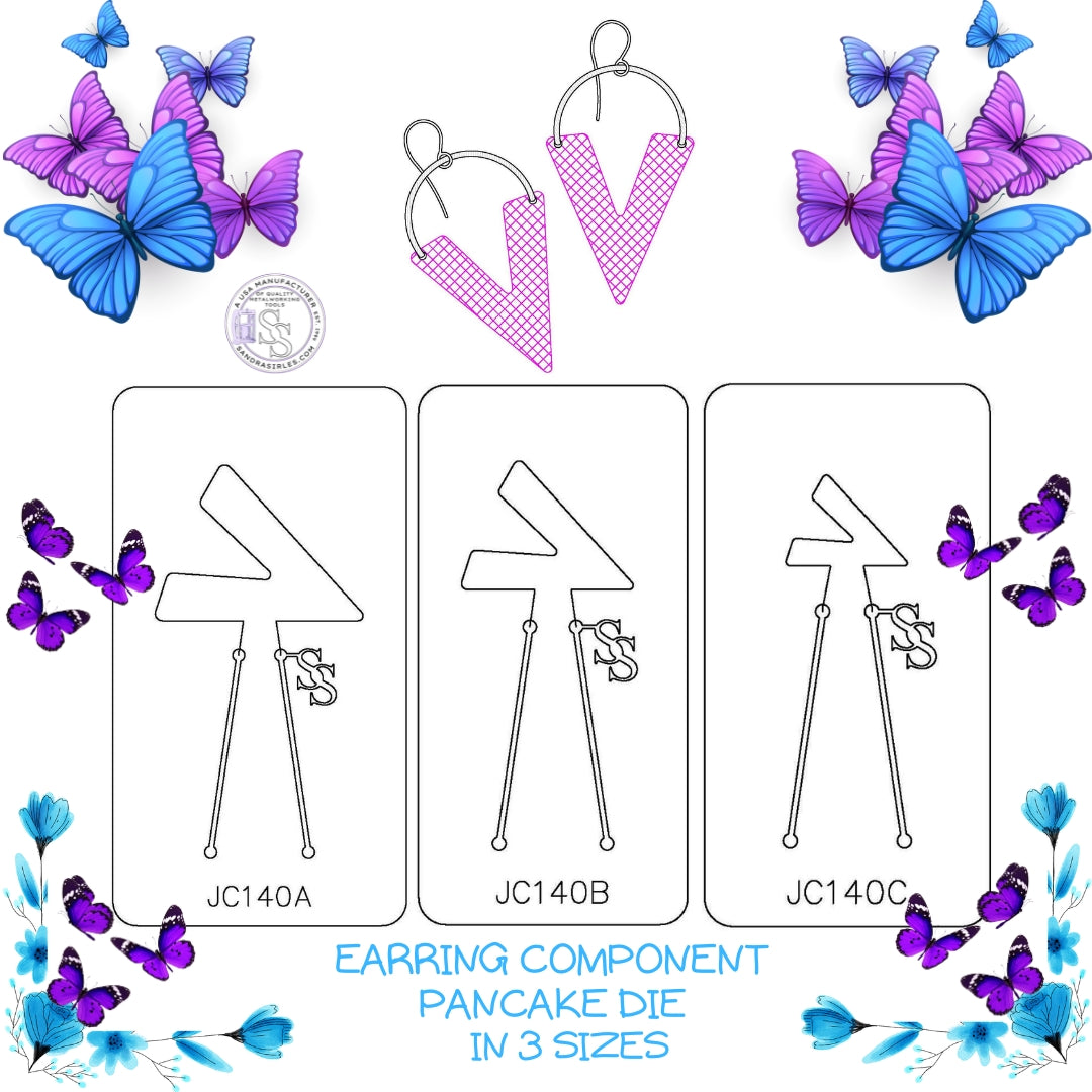 PANCAKE DIE JC140 EARRING COMPONENT