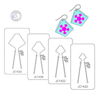 PANCAKE DIE JC142 EARRING / PENDANT COMPONENT