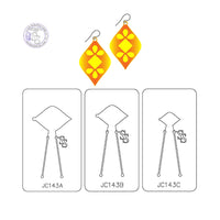 PANCAKE DIE JC143 EARRING / PENDANT COMPONENT