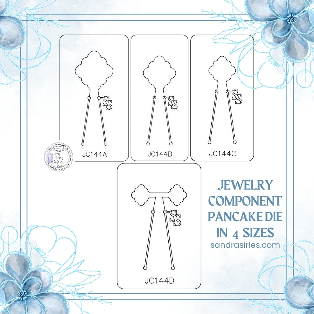 PANCAKE DIE JC144 JEWELRY COMPONENT