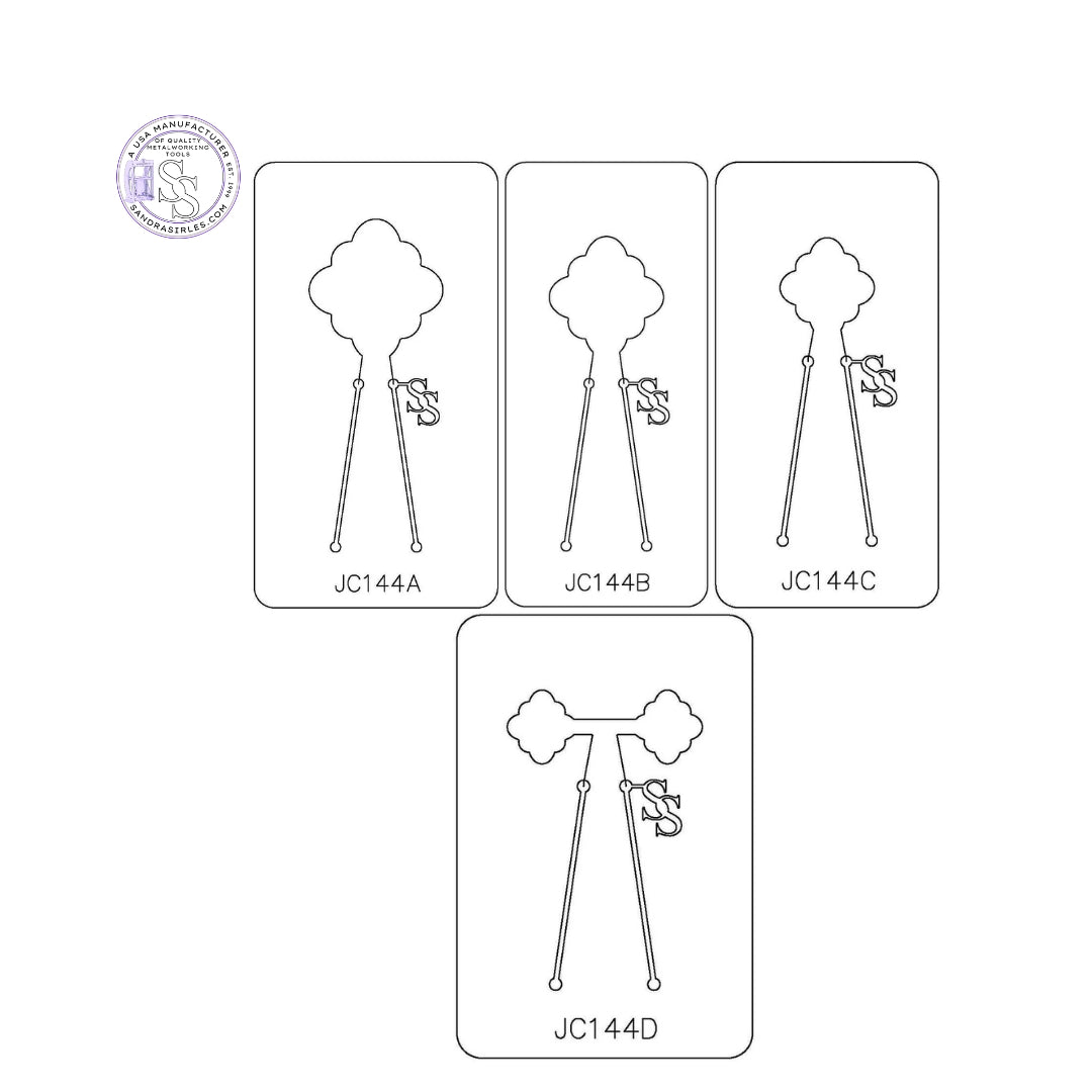 PANCAKE DIE JC144 JEWELRY COMPONENT